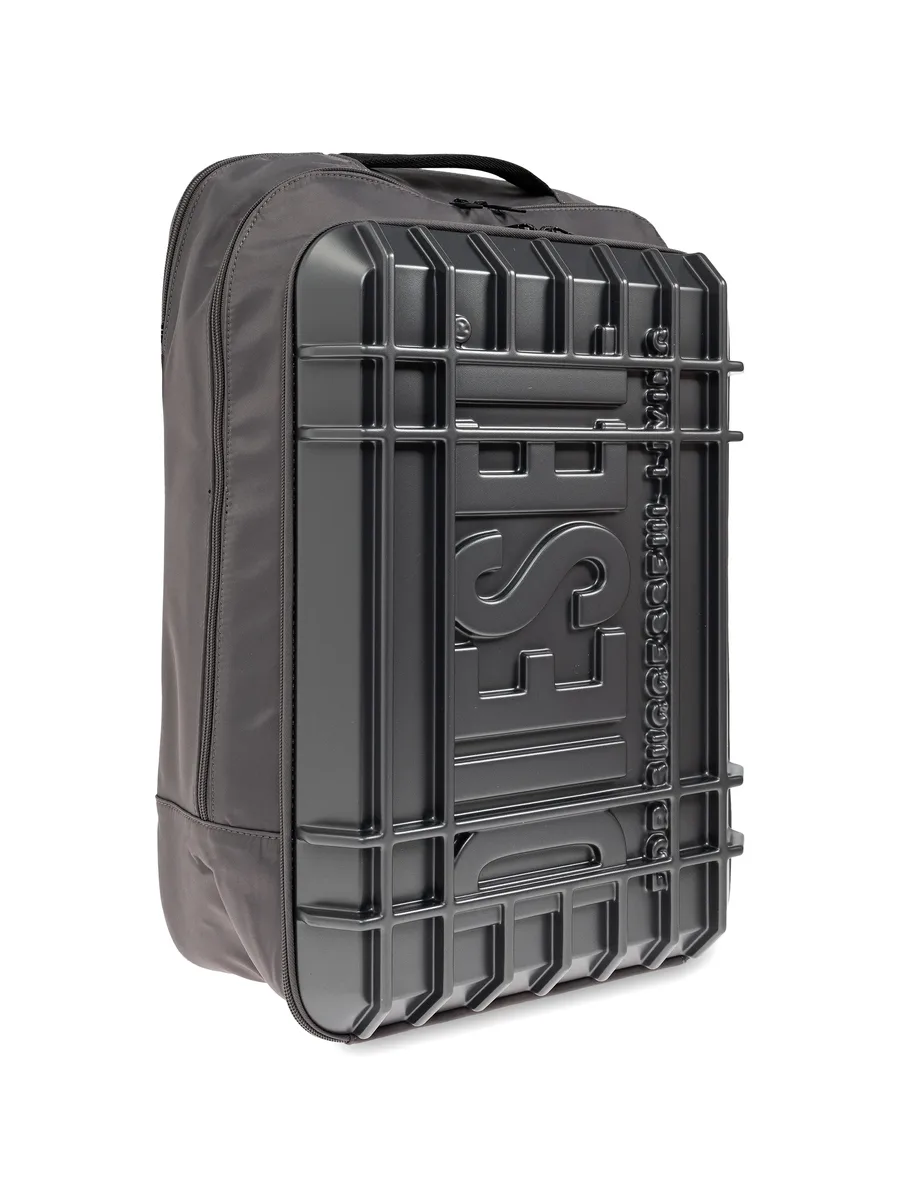 embossed logo hard-shell backpack 4