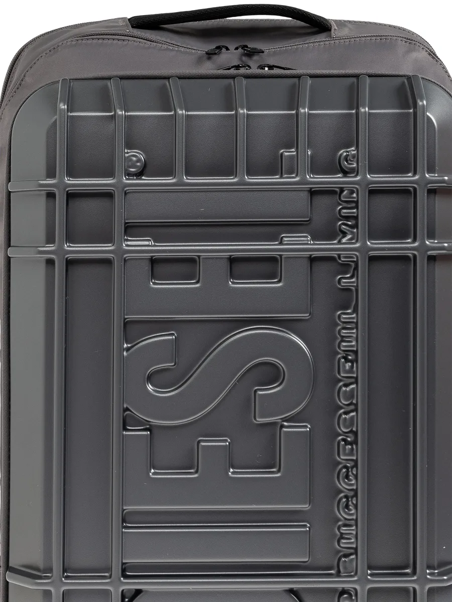 embossed logo hard-shell backpack 6