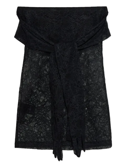lace-bow top