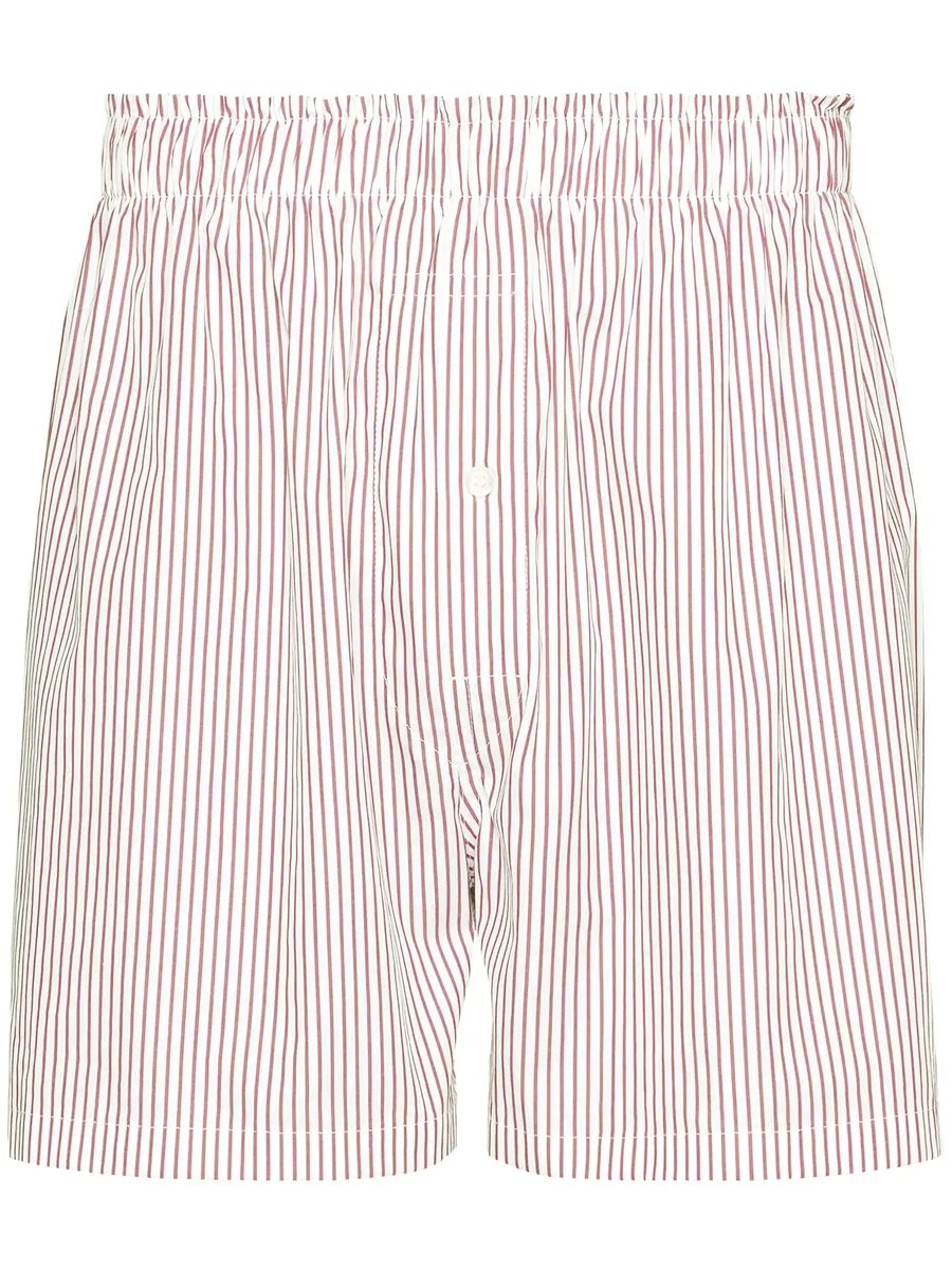 striped cotton shorts 2