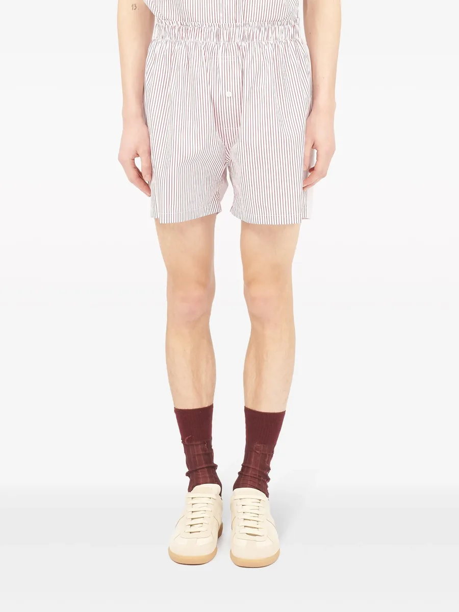 striped cotton shorts 3