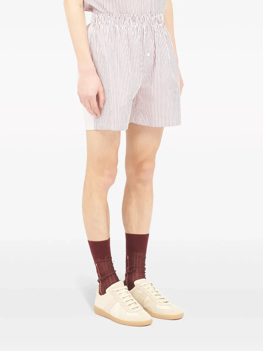 striped cotton shorts 5