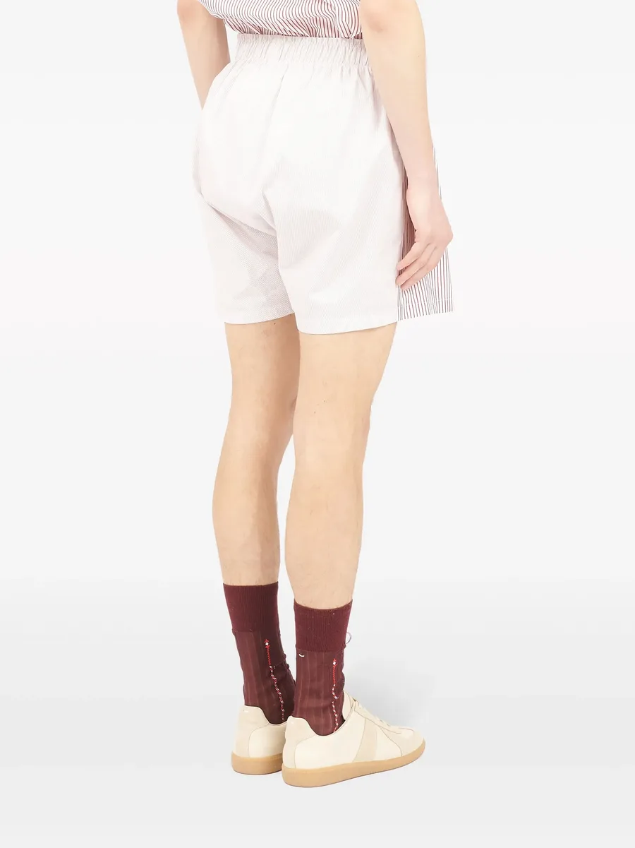 striped cotton shorts 8