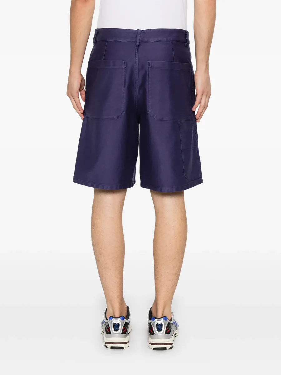 Moleskine straight-leg shorts 8