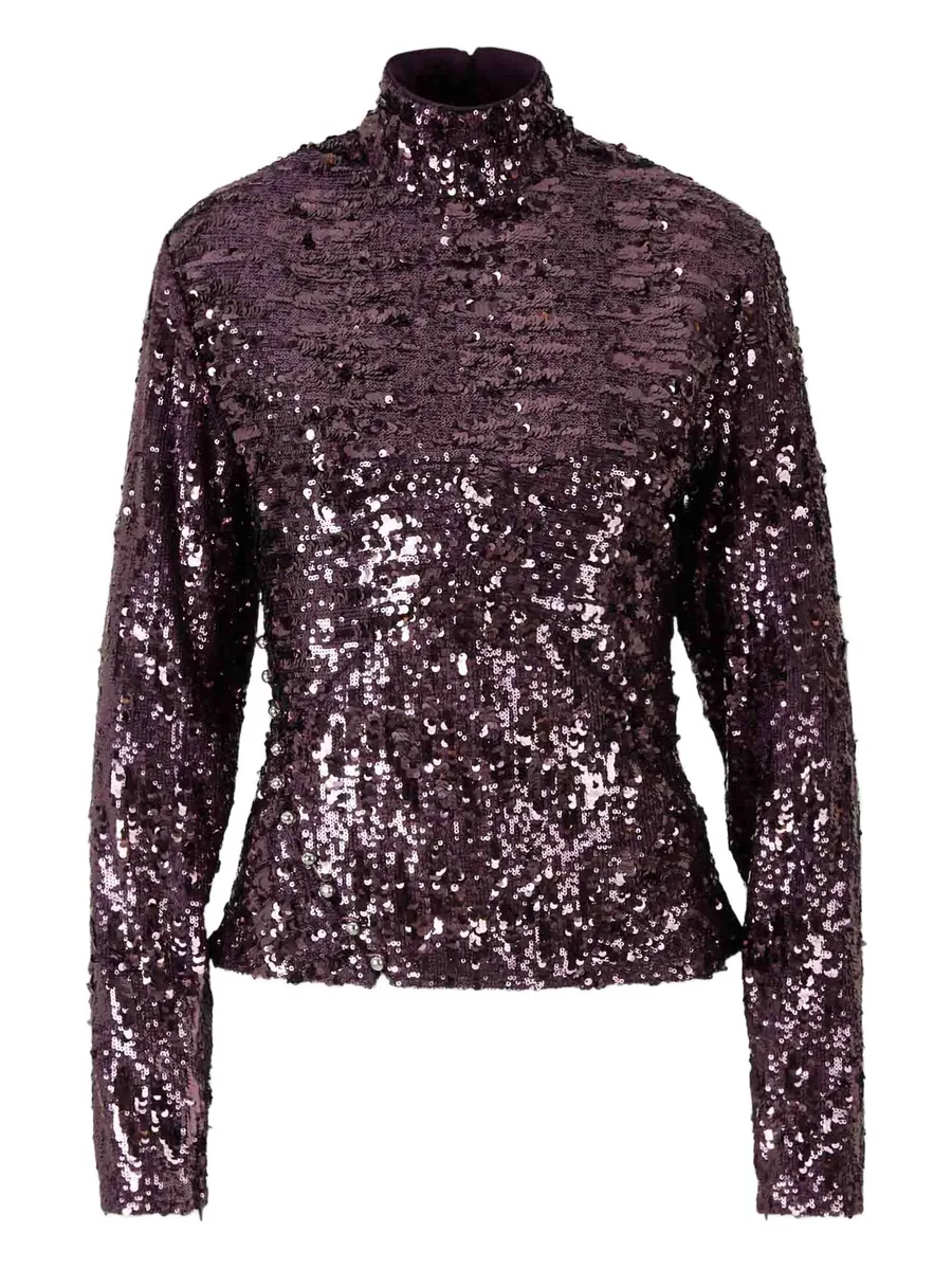 sequin-detail long-sleeve top 2