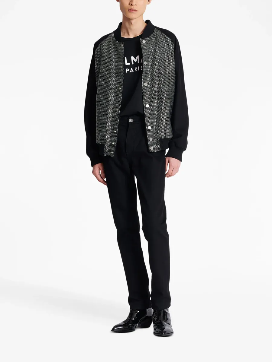crystal-embellished straight-leg jeans 3