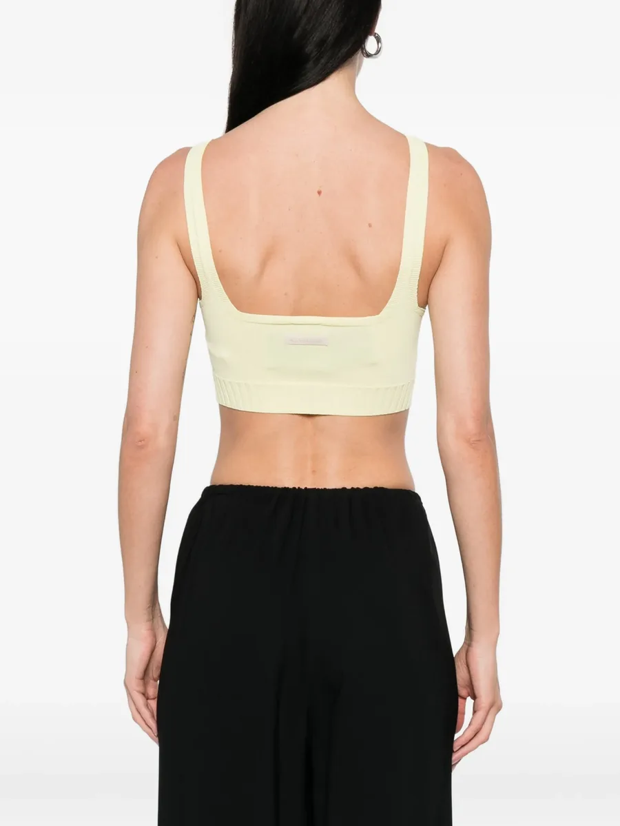V-neck ribbed top 8