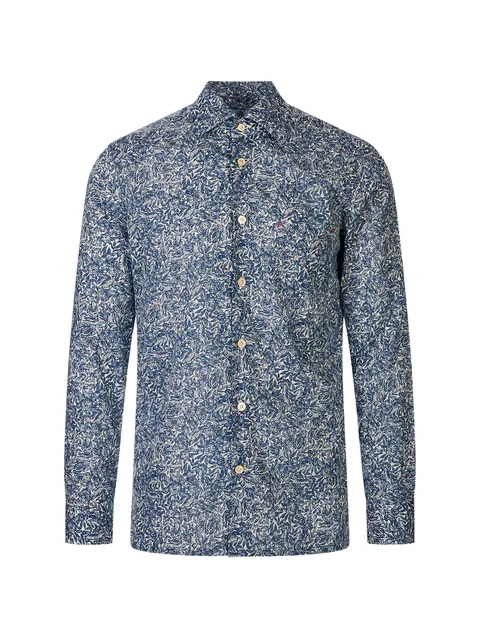 floral-print long-sleeve shirt