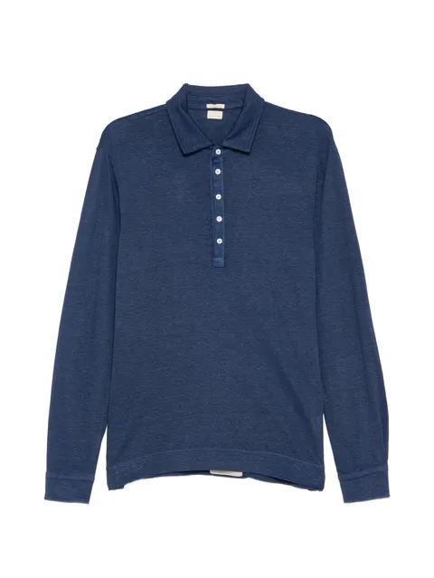 long-sleeve polo shirt