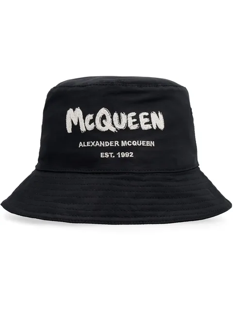 панама McQueen с принтом граффити