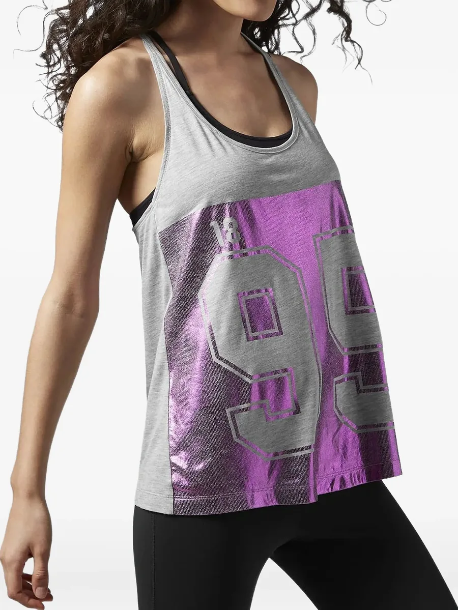 heather metallic tank top 2