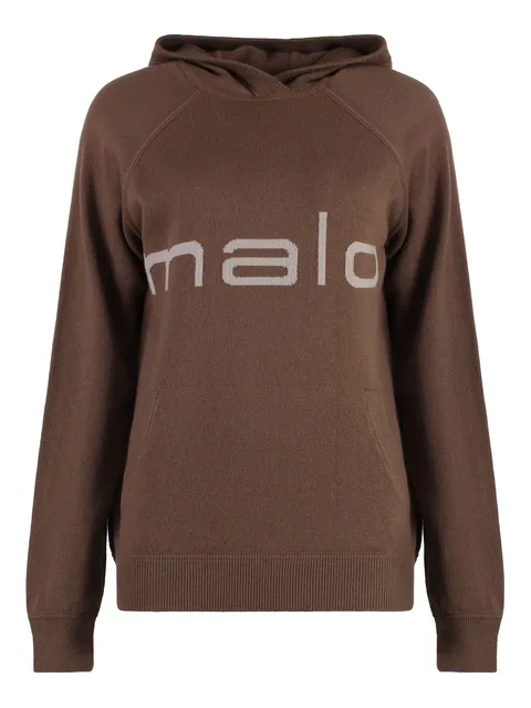 logo-print hoodie