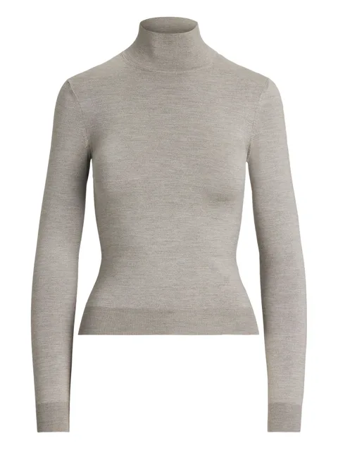 silk long-sleeve top