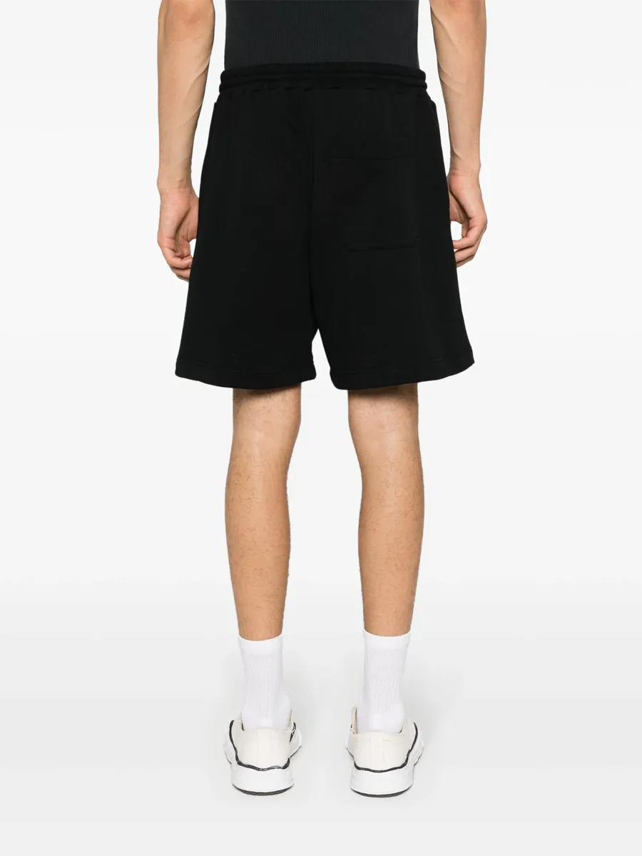 logo-print track shorts 8