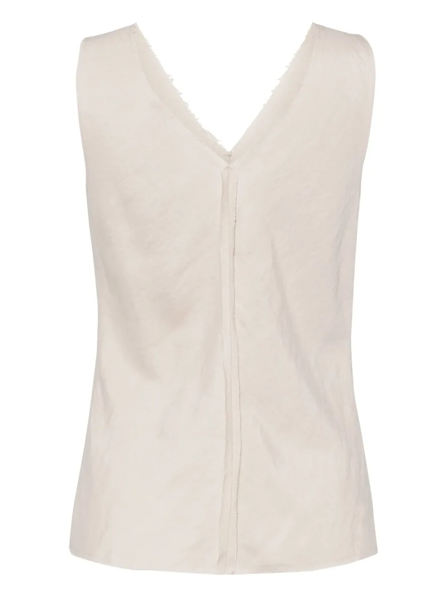 V-neck seam-detailing top 4