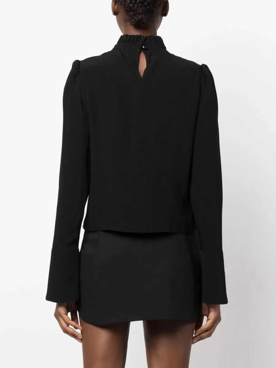 ruched long-sleeve top 7