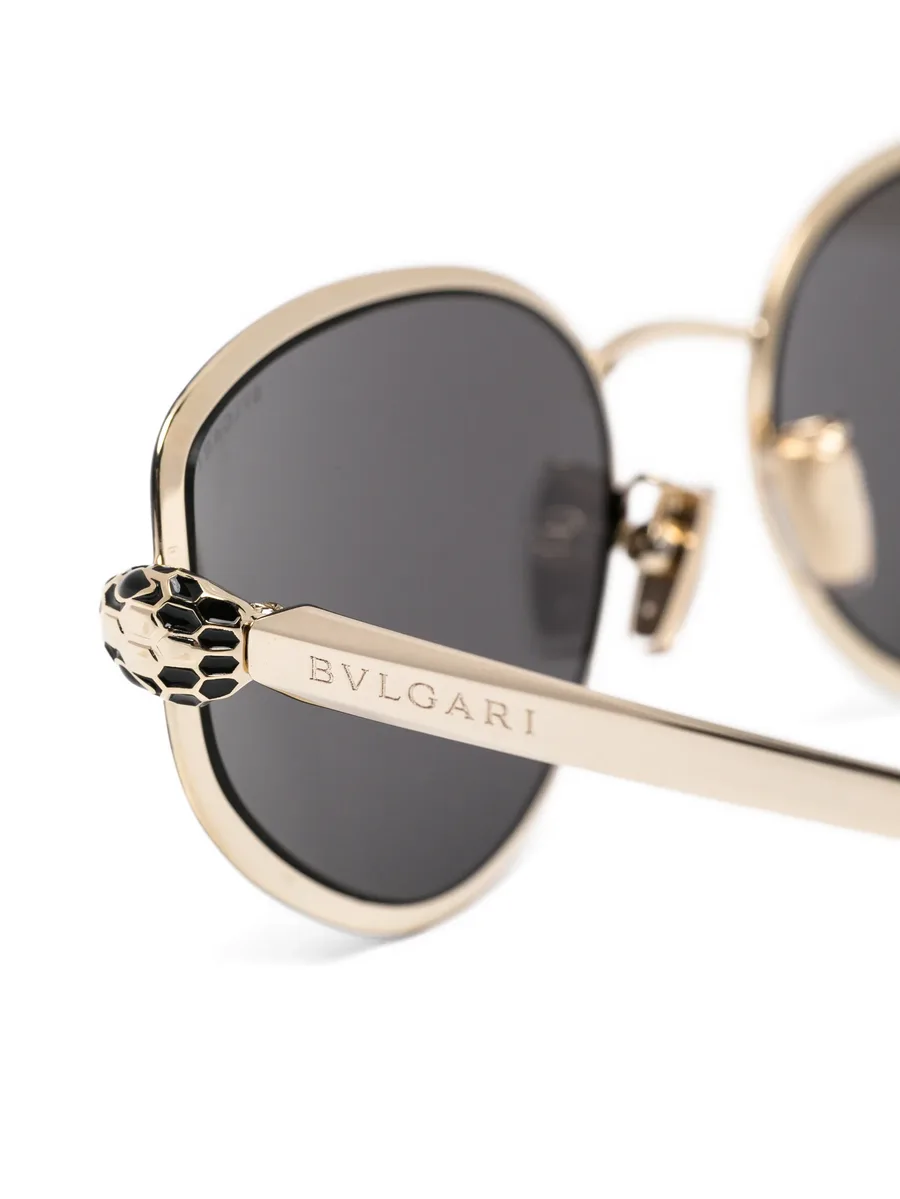 Serpenti geometric-frame sunglasses 6