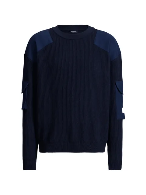 шерстяной джемпер Balmain