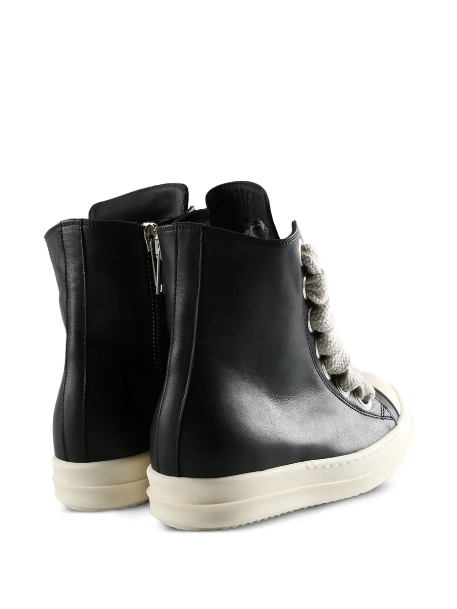 leather high-top sneakers 5