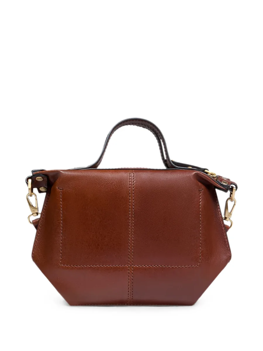 Unica leather tote bag 4