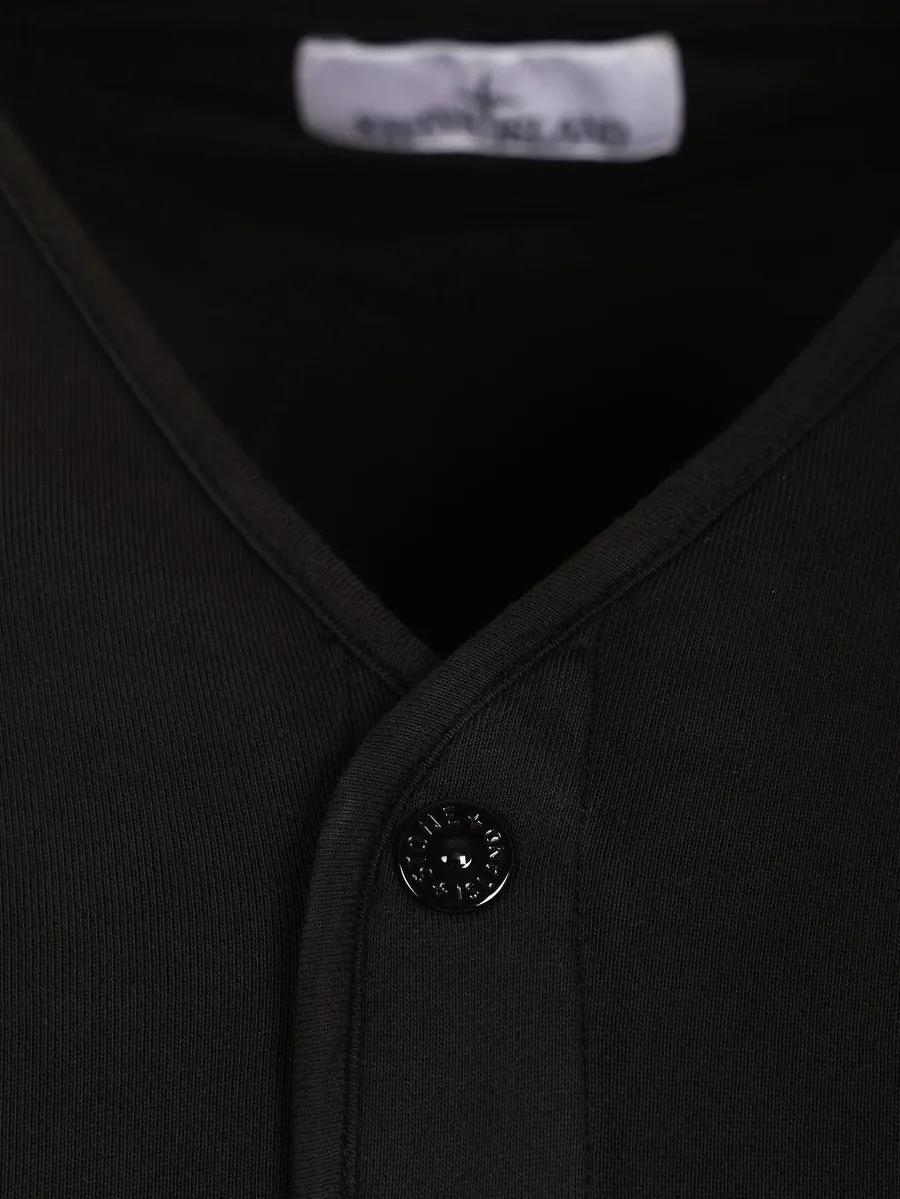 logo-patch button-up sweater 6