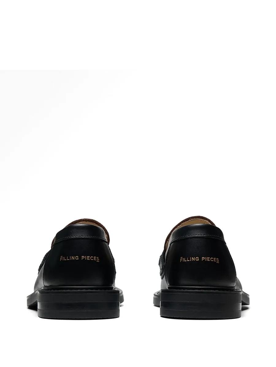 panelled buckled loafers 3