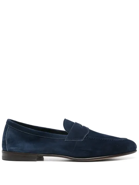 suede loafers
