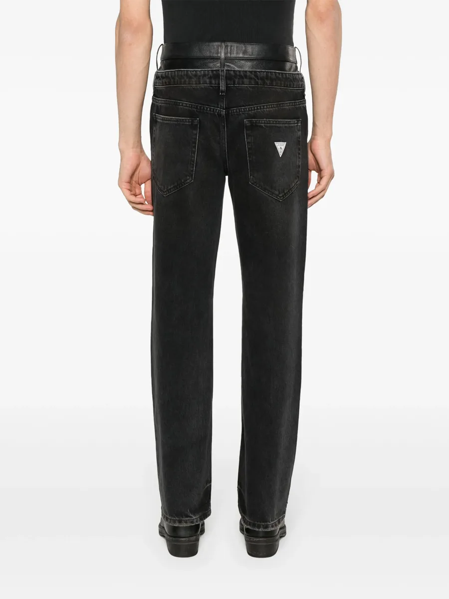 high-rise straight-leg jeans 8