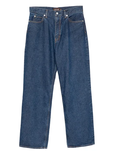 logo-patch jeans