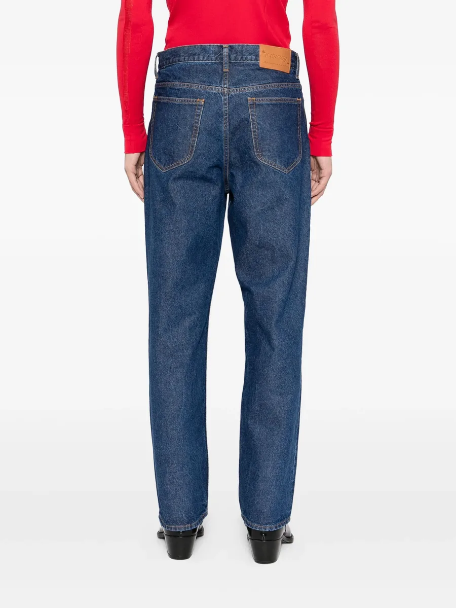logo-patch jeans 8