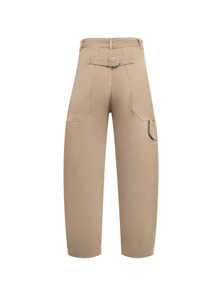 adjustable-tie tapered jeans 4