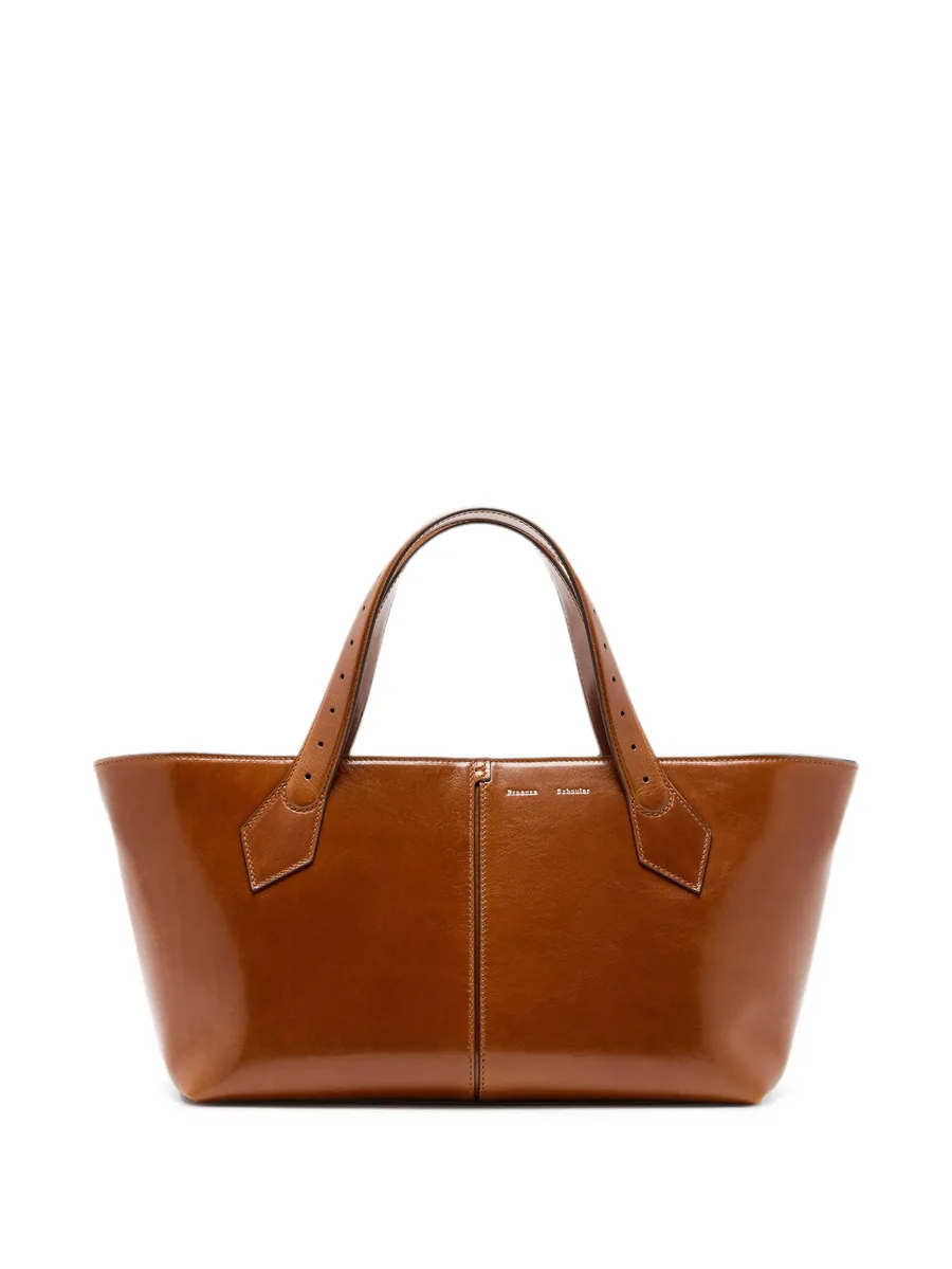 east west Chelsea tote in soft veg calf 1