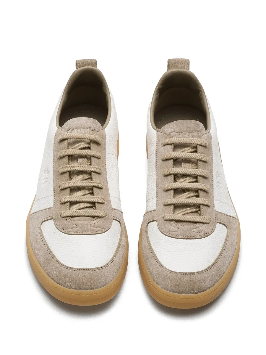 Repton panelled leather sneakers 8