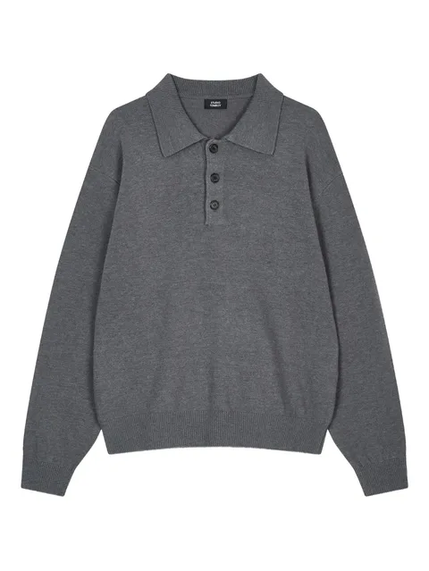 long-sleeve polo shirt