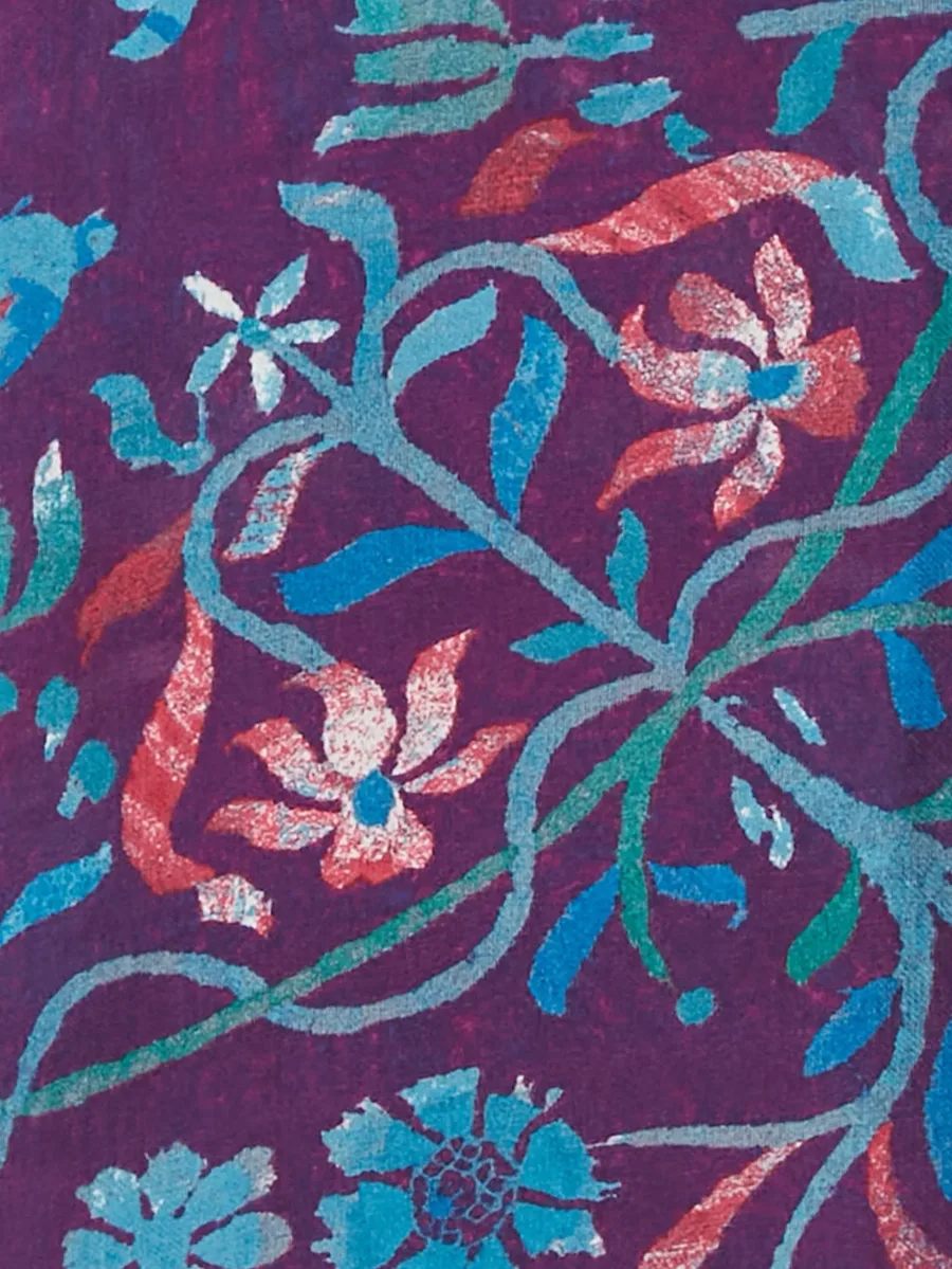 floral-pattern scarf 2
