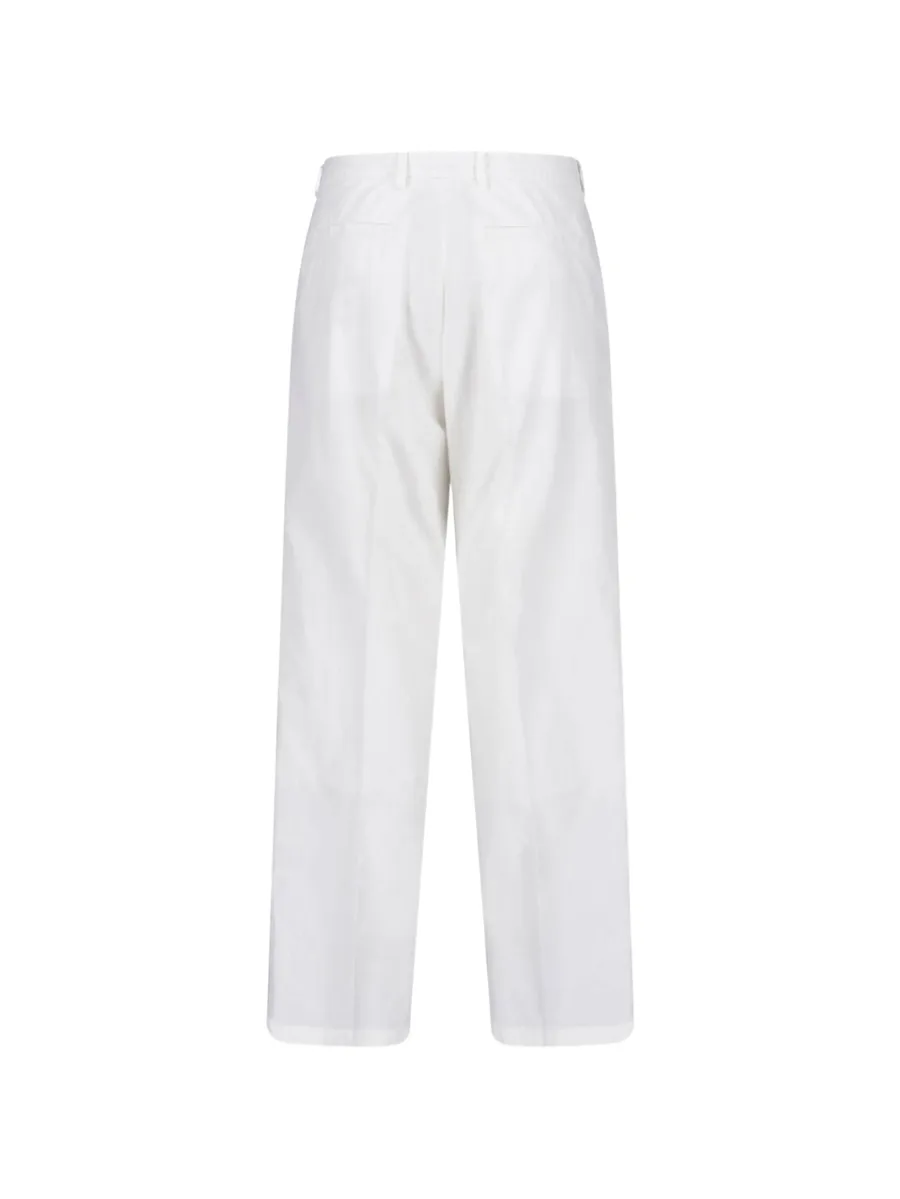pleated straight-leg trousers 4