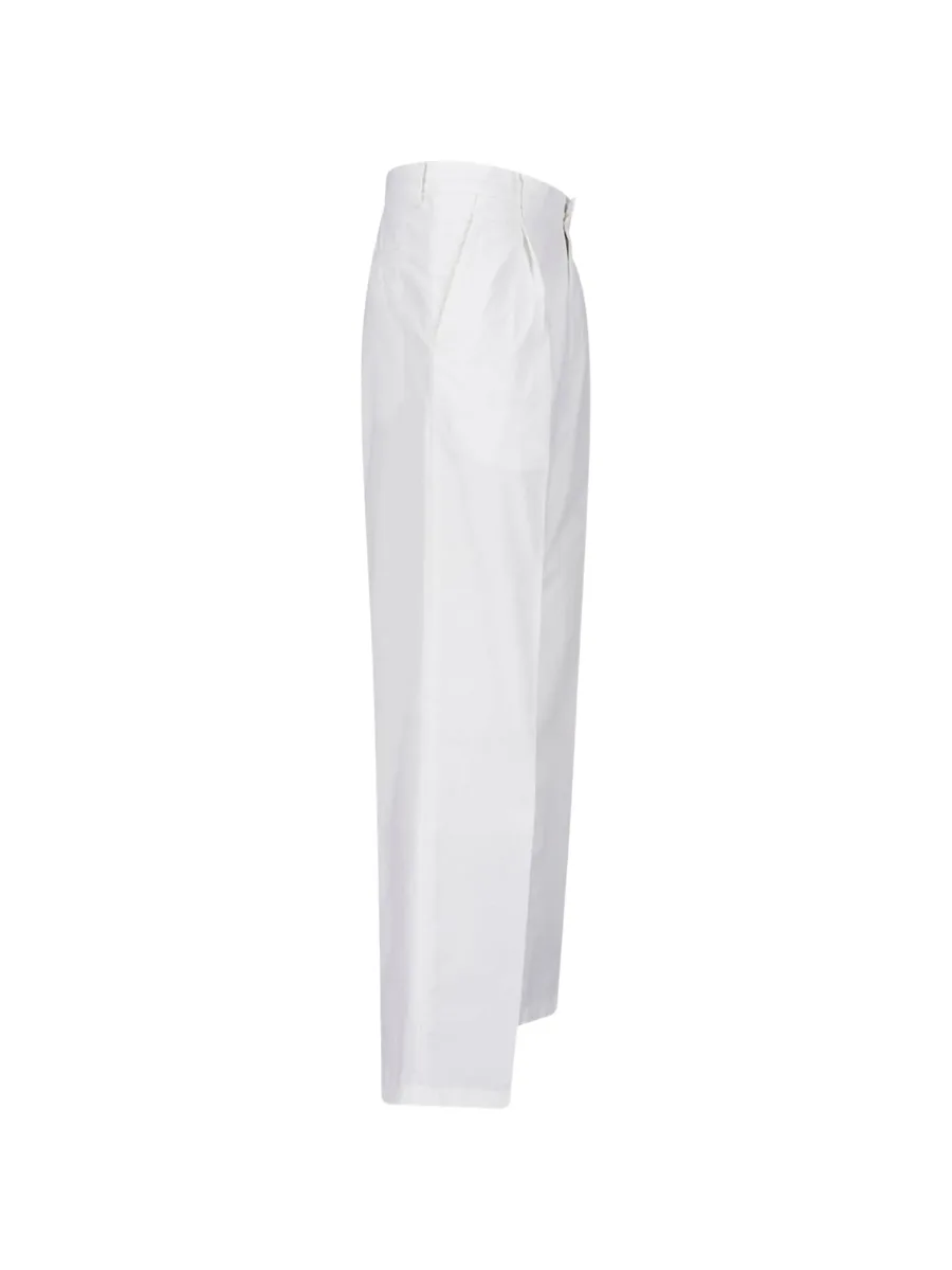 pleated straight-leg trousers 6