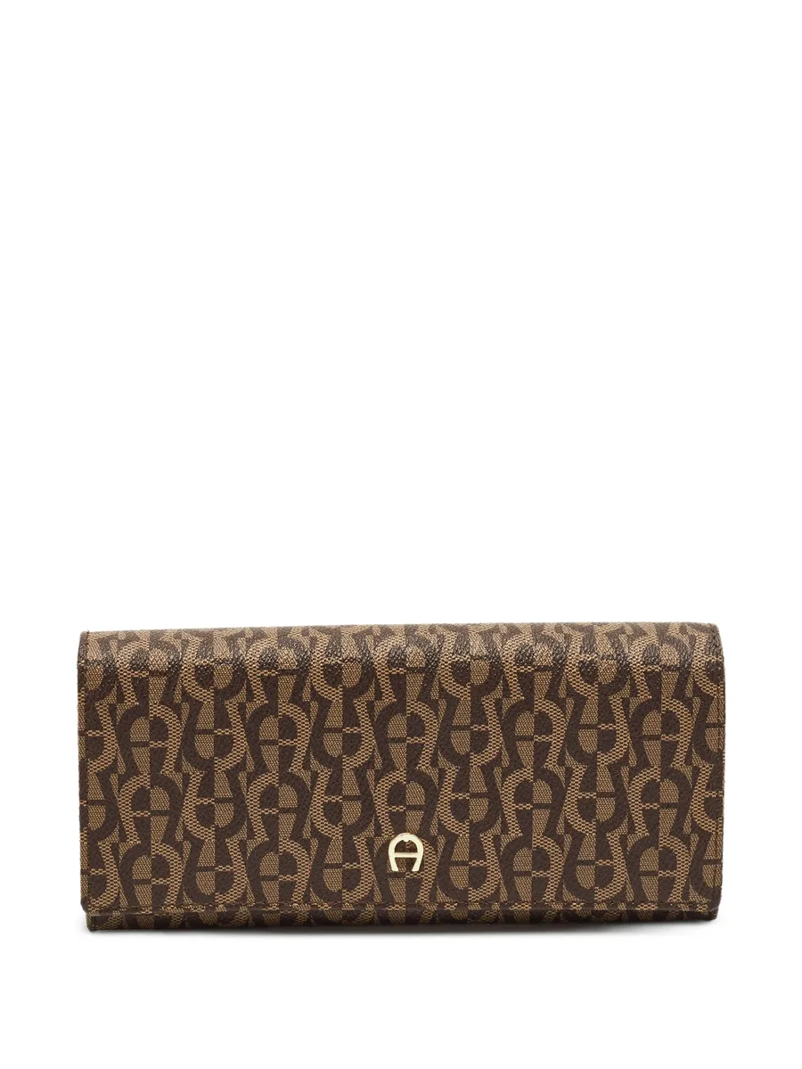 logo-print continental wallet 1