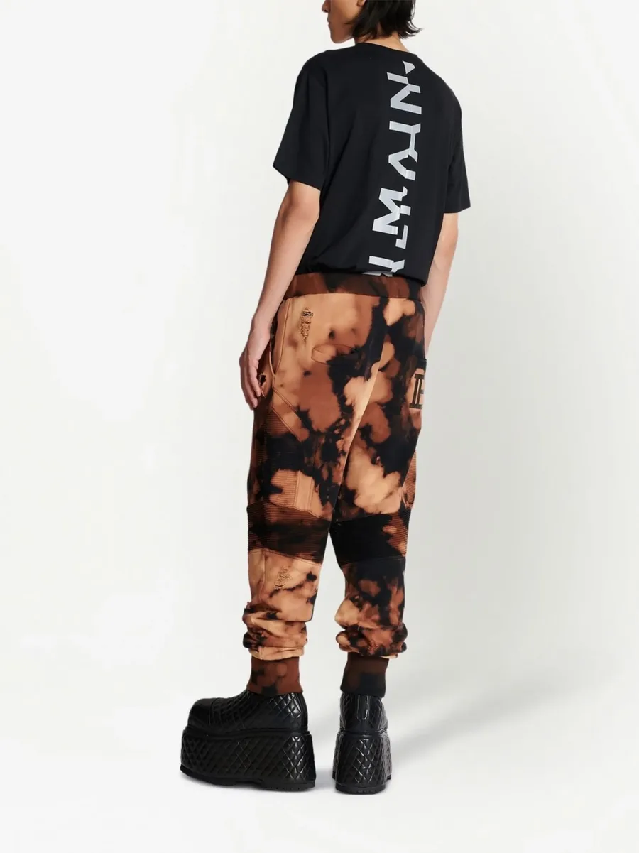 tie-dye print track pants 7