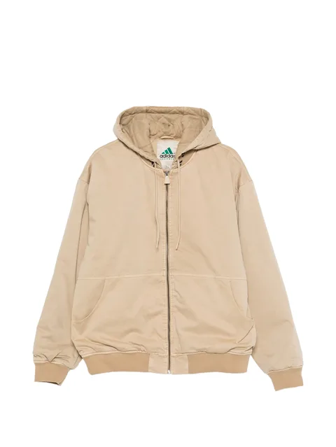beige bomber jacket