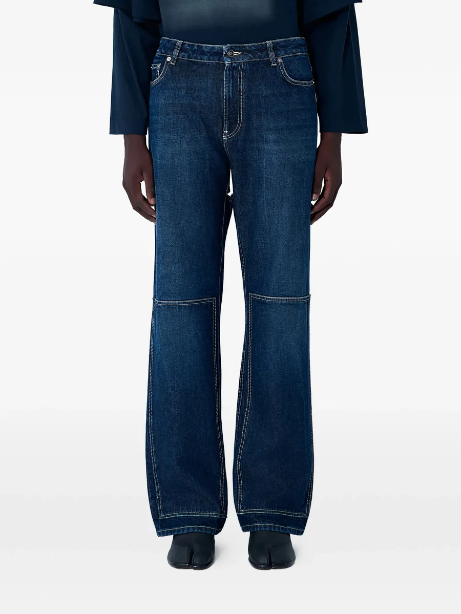 cut-out cotton jeans 2
