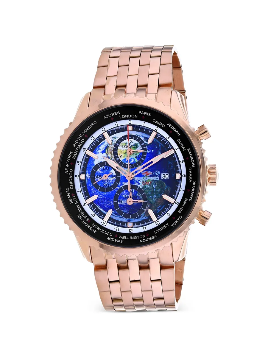наручные часы Meridian World Timer GMT 47 мм 2