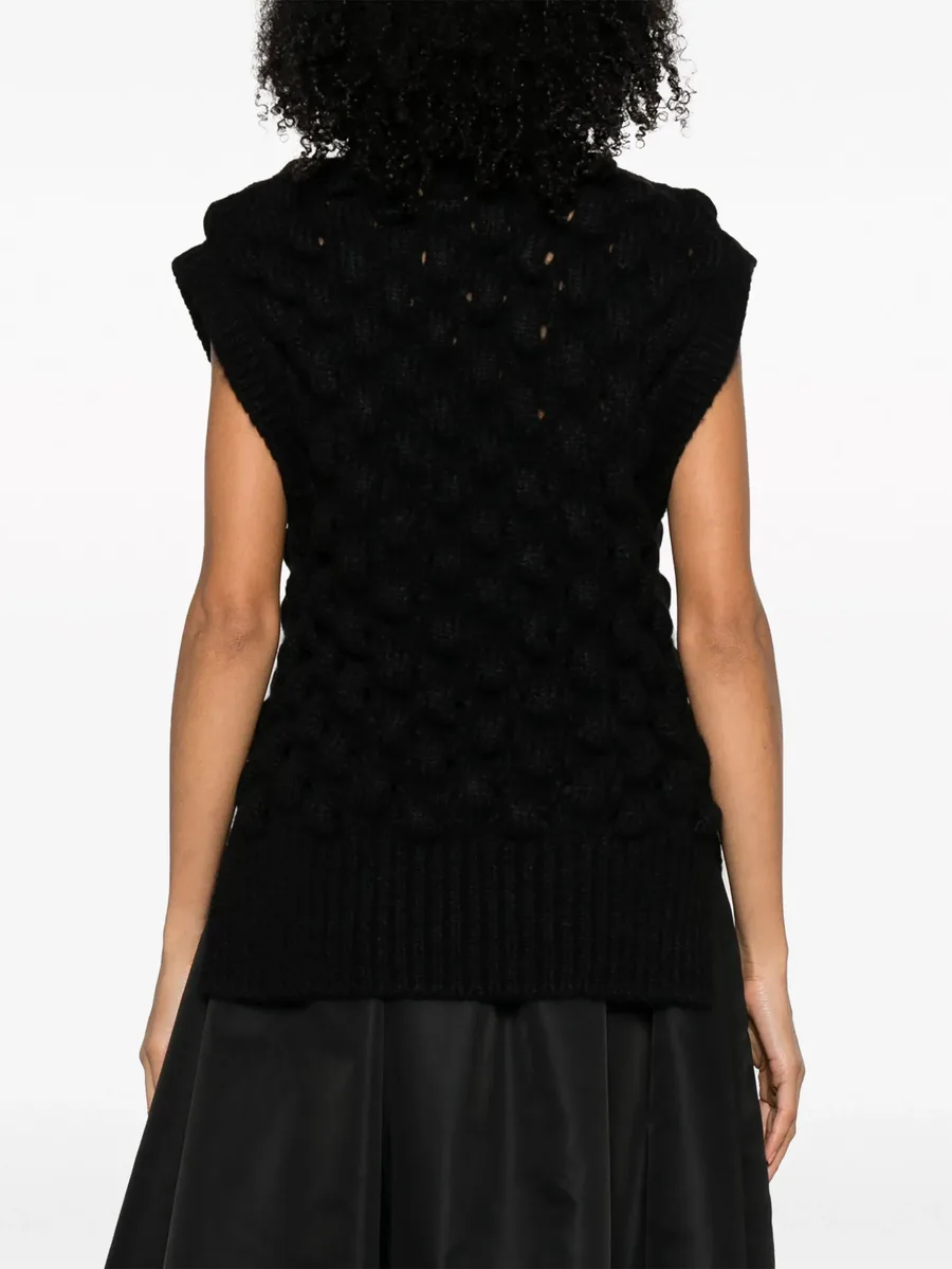sleeveless turtleneck jumper 11