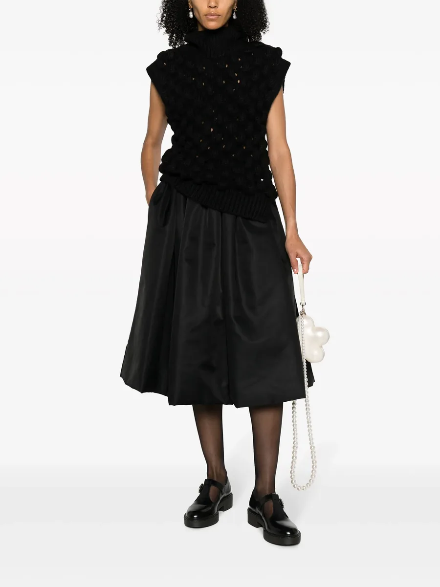 sleeveless turtleneck jumper 4