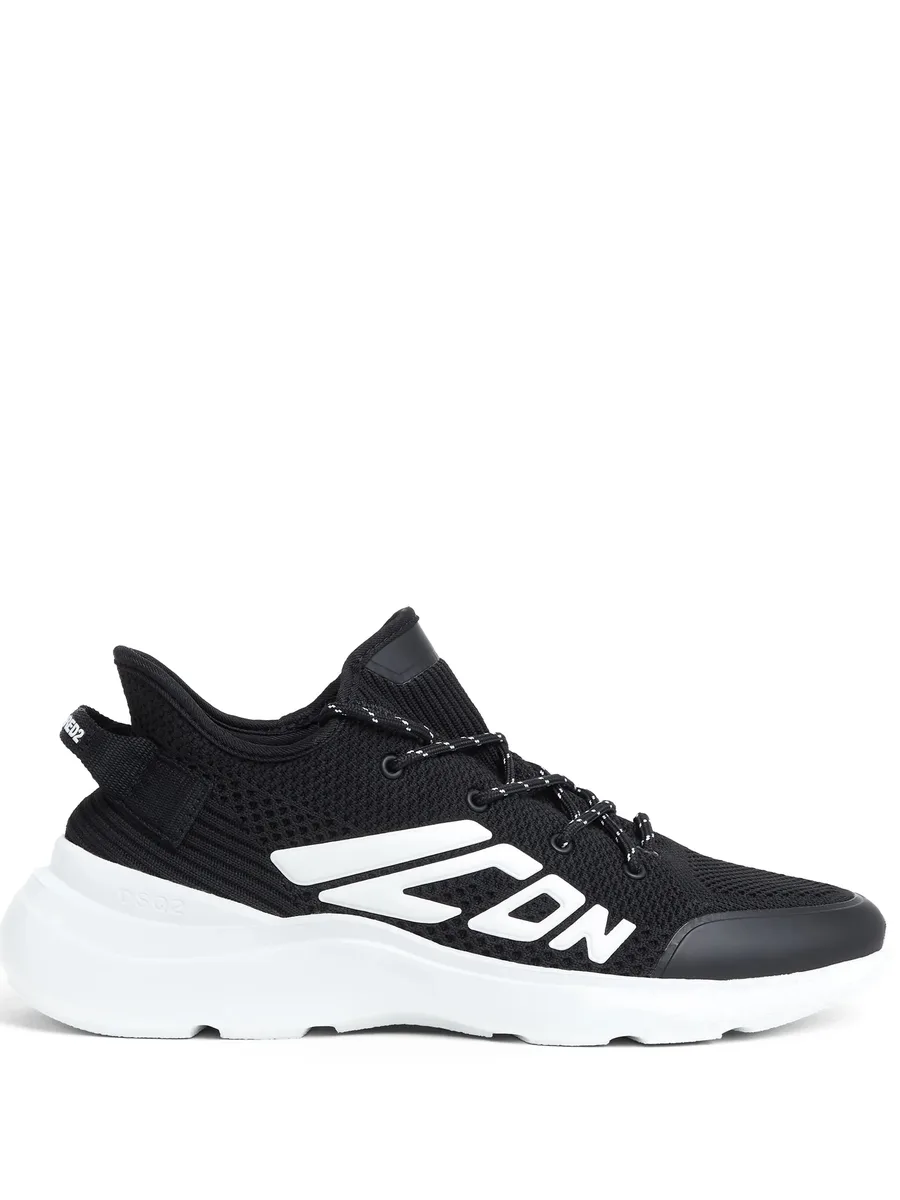Icon embossed-logo sneakers 2