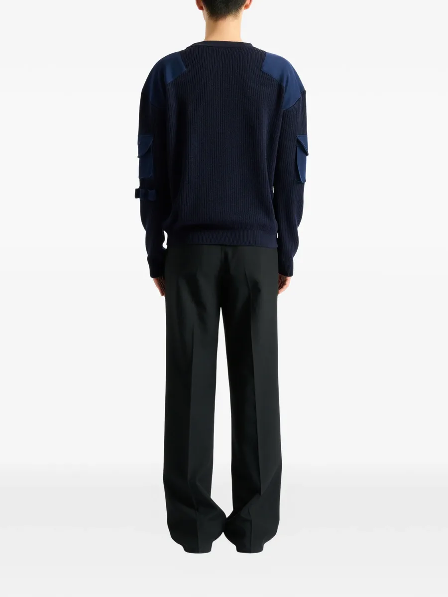 шерстяной джемпер Balmain 5