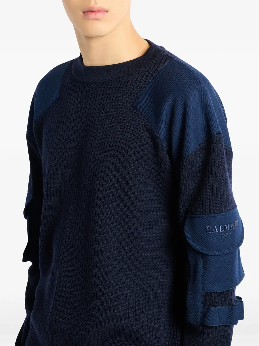 шерстяной джемпер Balmain 9