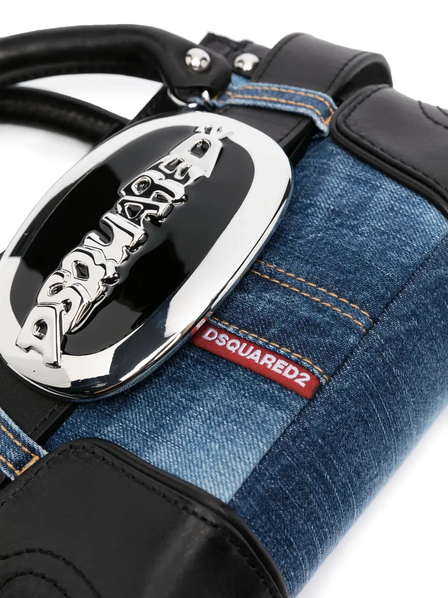сумка-тоут Belt в технике пэчворк 4