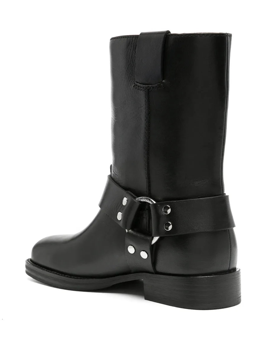 Double T leather ankle boots 6