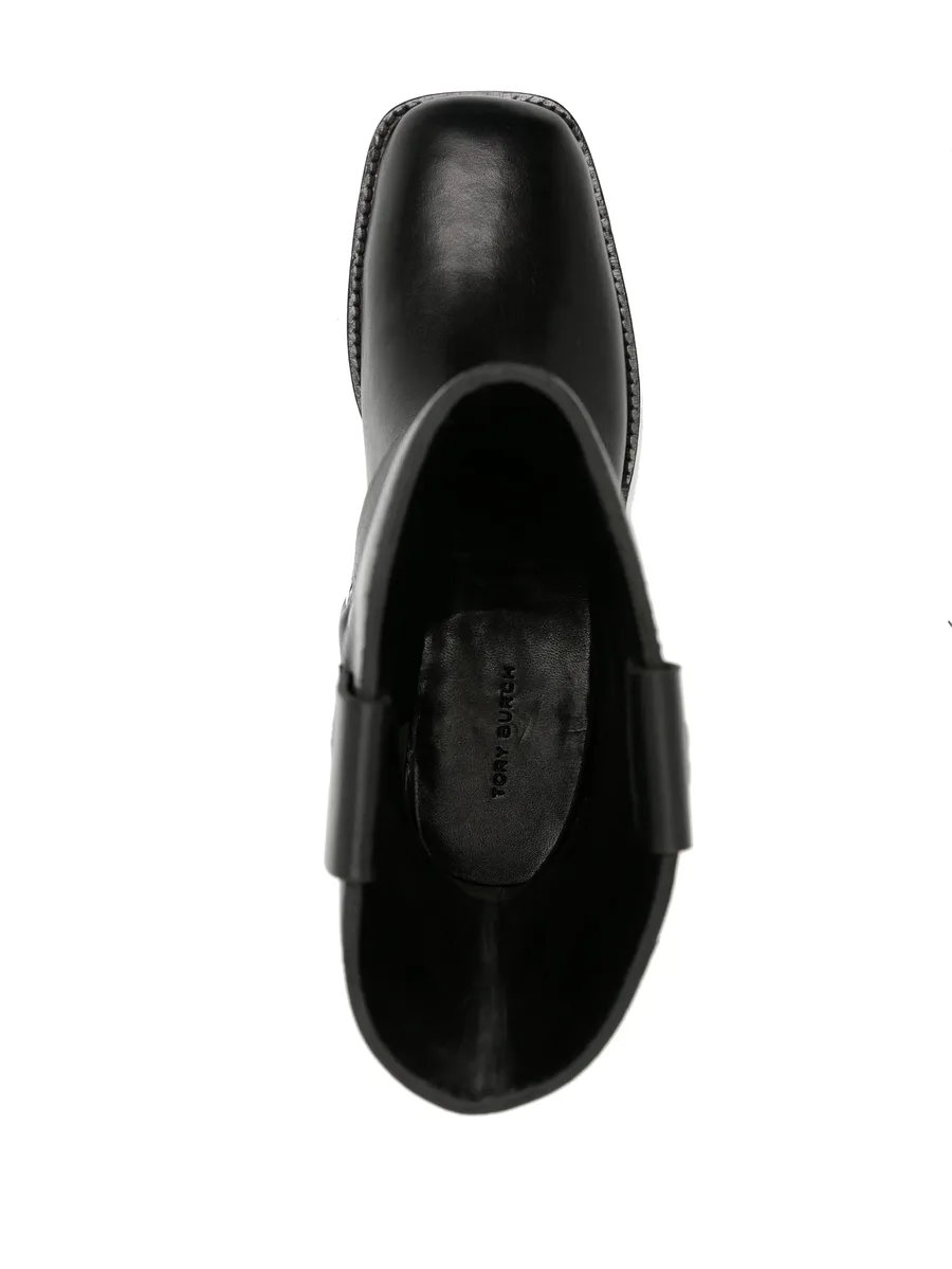 Double T leather ankle boots 8